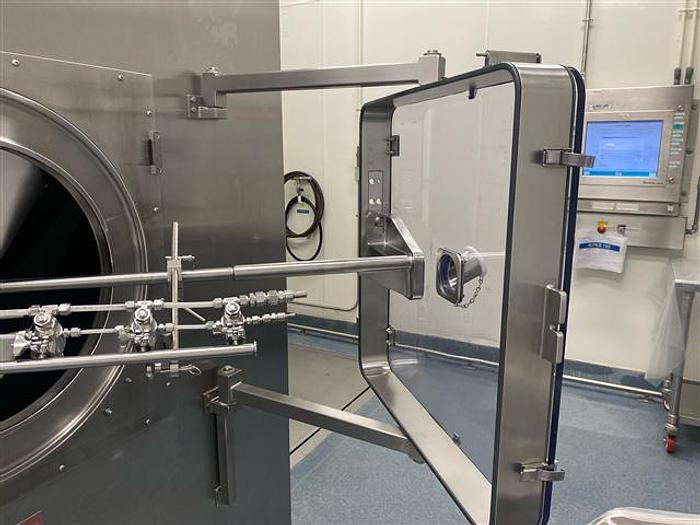 Used Thomas Engineering 60" Model 60D Explosion Proof Coating Pan-complete