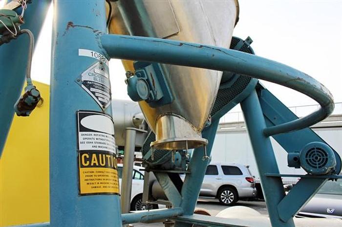 Used Patterson-Kelley 5 c.f. S.S. Cross-flow Blender w/ small pin bar