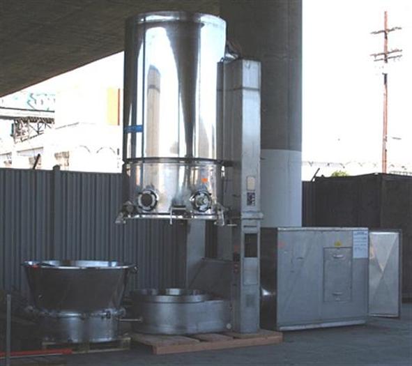 Used Aeromatic S-6 Fluid Bed Spray Granulator