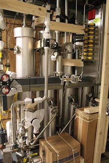 Used 36 liter Bellco Glass Reactor w/ Mixer