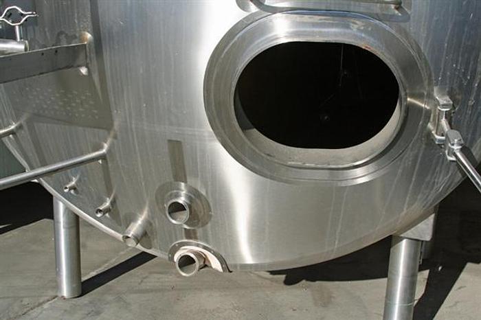 Used 4,600 gallon Feldmeier Storage Tank, s.s. horizontal