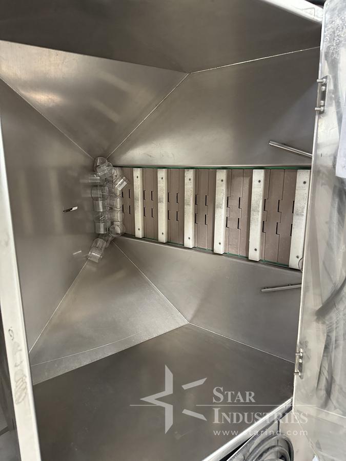 Used Pharma Pack Cleated Cap Elevator