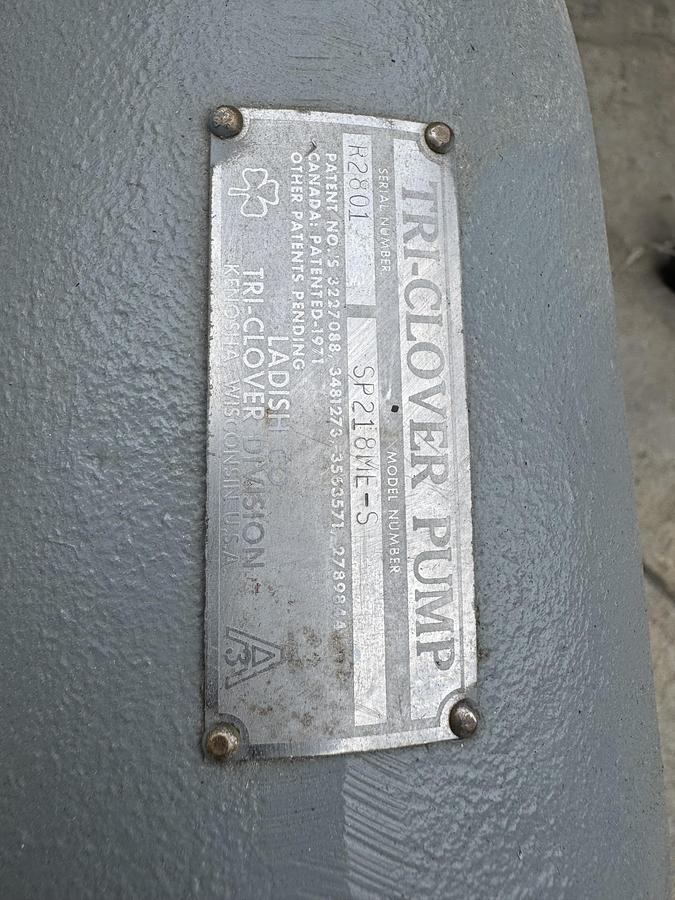 Used Tri-Clover Pump