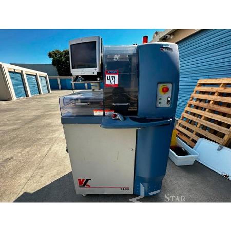 Used K&S7100 Semi automatic work piece, dicing system