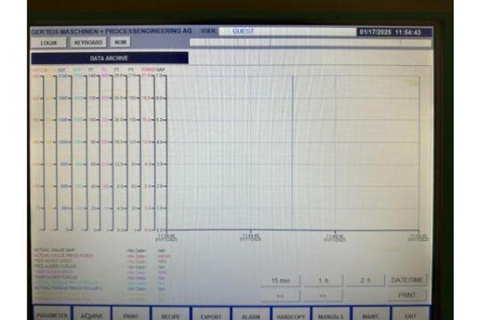 Used Gerteis Roller Compactor, 480/60/3