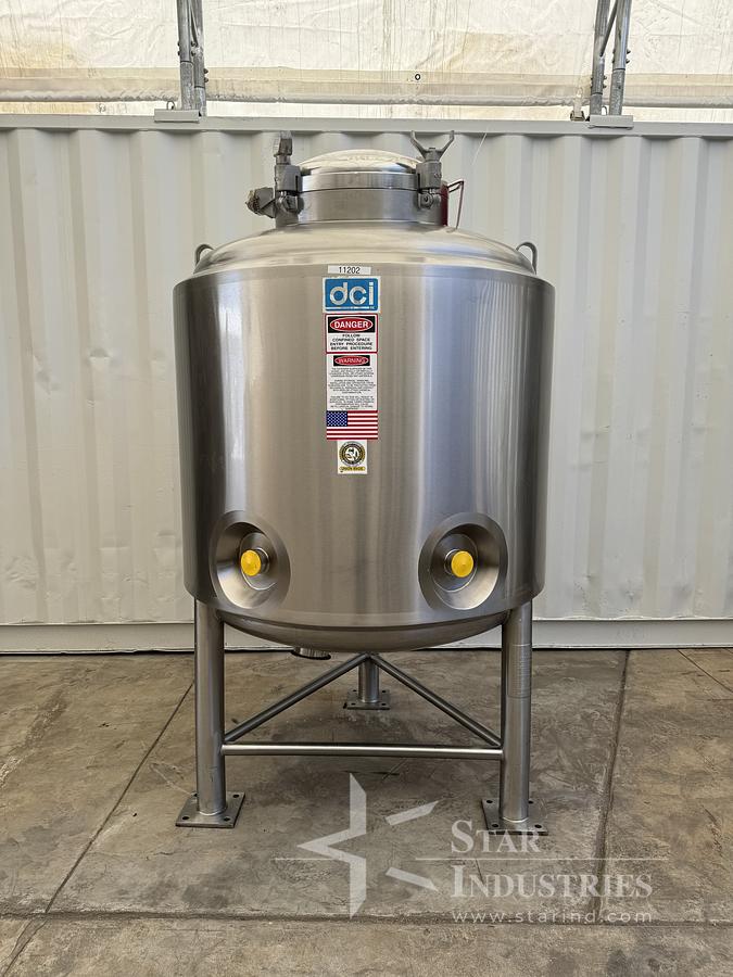 Used 1,000 Liter DCI Tank 316L
