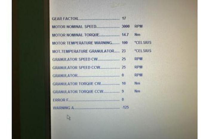 Used Gerteis Roller Compactor, 480/60/3