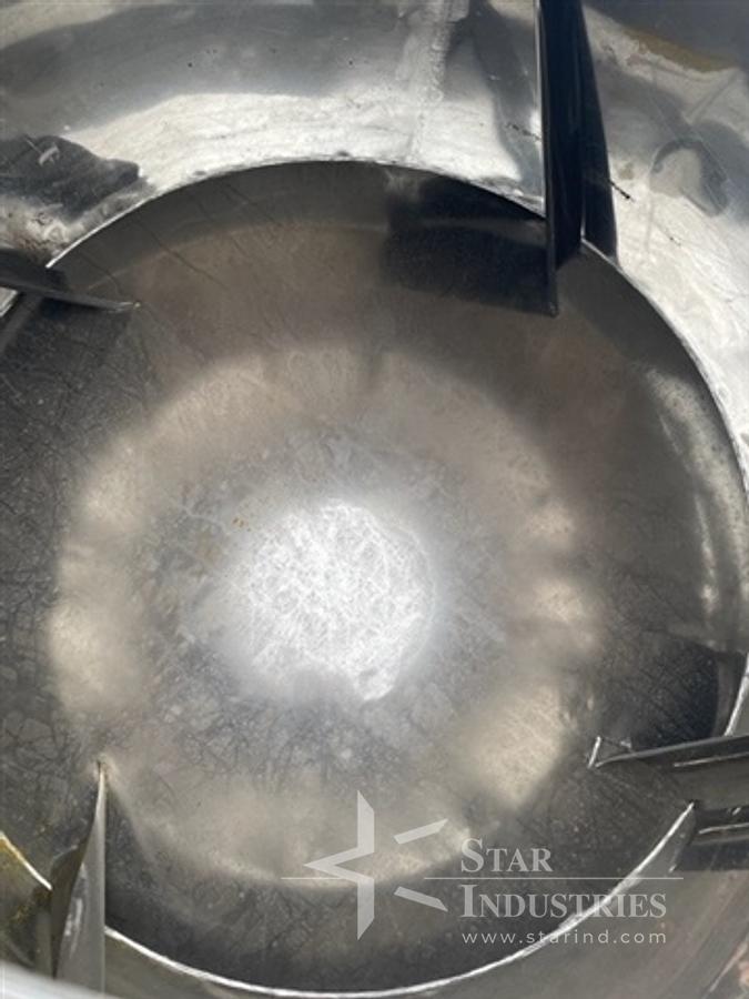 Used 80" Stainless Steel Coating Pan w/ butterfly valve