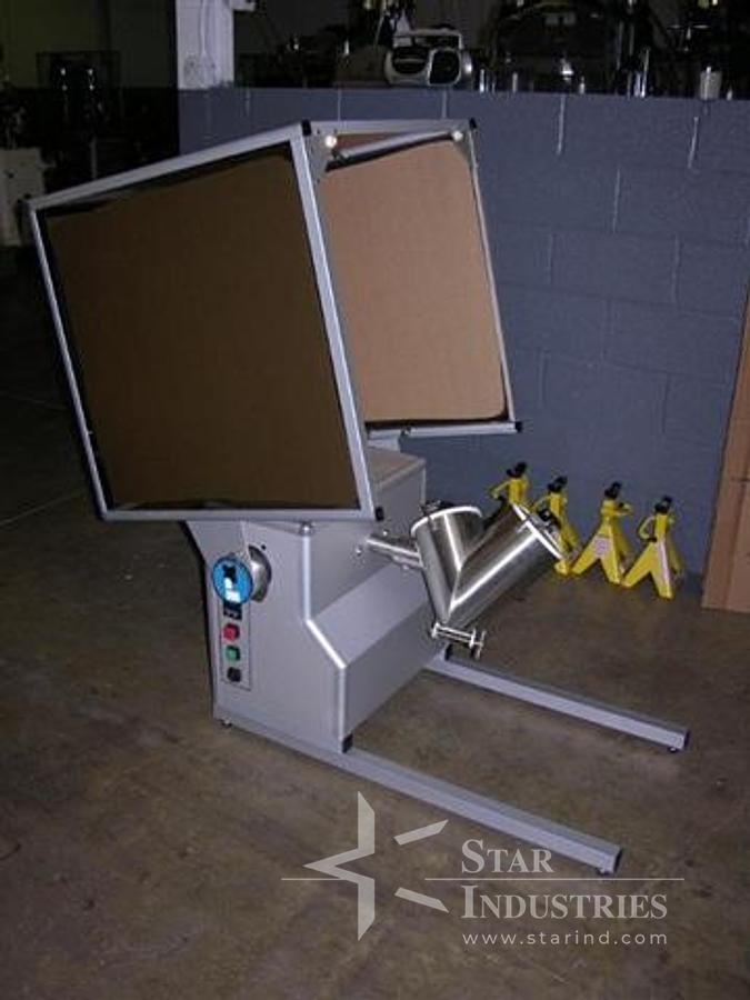 Used Patterson-Kelley 4 quart Cross Flow V-blender