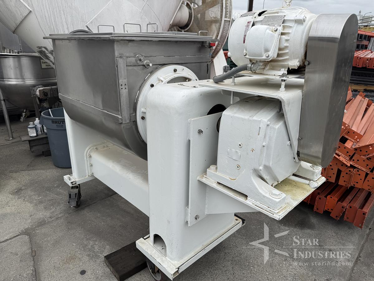 Used Approx. 30 c.f. S.S. Ribbon Blender