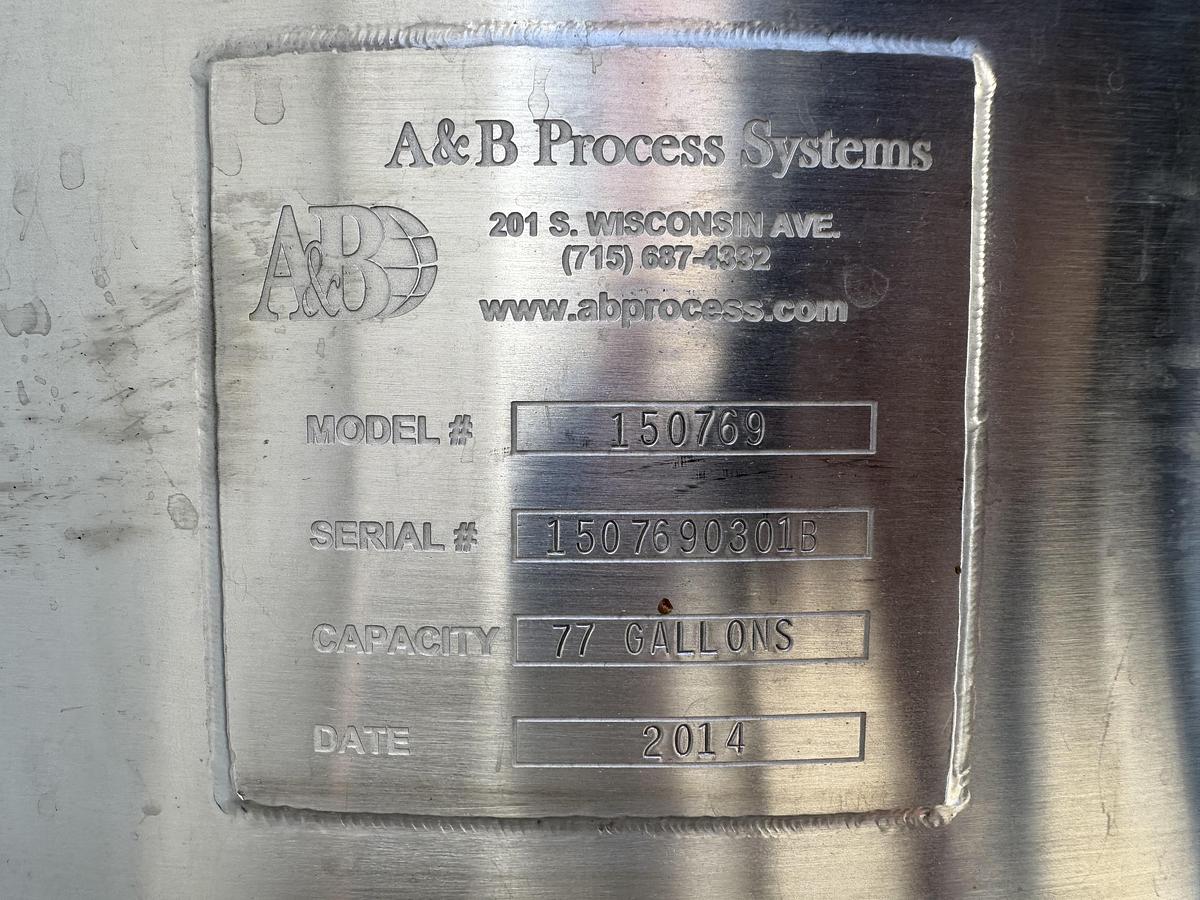 Used 77 Gallon SS tank with Lid