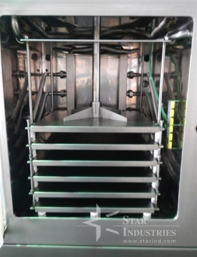 Used Hull LX8 laboratory 5 shelf Stoppering Freeze Dryer