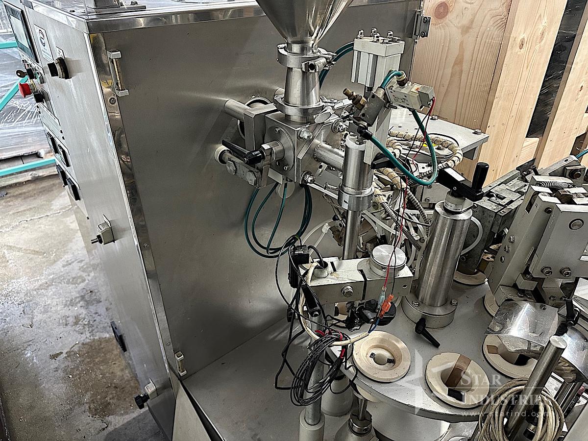 Used P & D Packaging and Design S.r.l. Tube Filler, Model PUMA 40