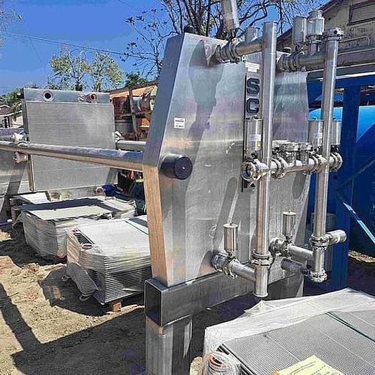 Used Schenk Filterbrau Niro1200/175 approx. 400 sq. meter Filter Press