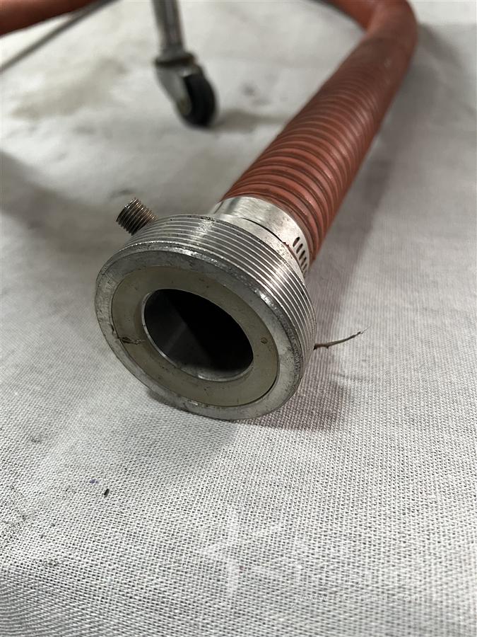 Used Stainless Steel Hopper on Wheels for Liquid Filling