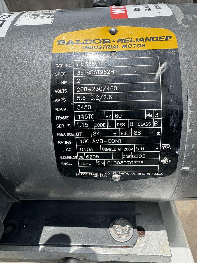 Used Fitzmill Comminutor DASO6