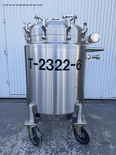 Used Tank, 316L Stainless Steel, Walker, Jacketed