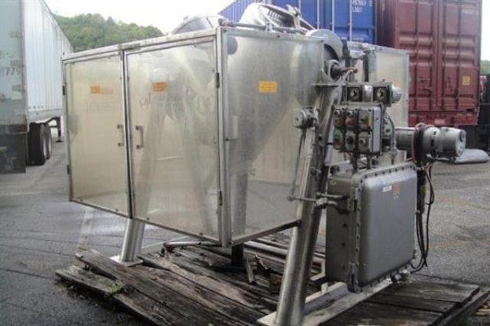 Used Patterson-Kelly 10 c.f. Liquids-Solids V-blender, x-proof