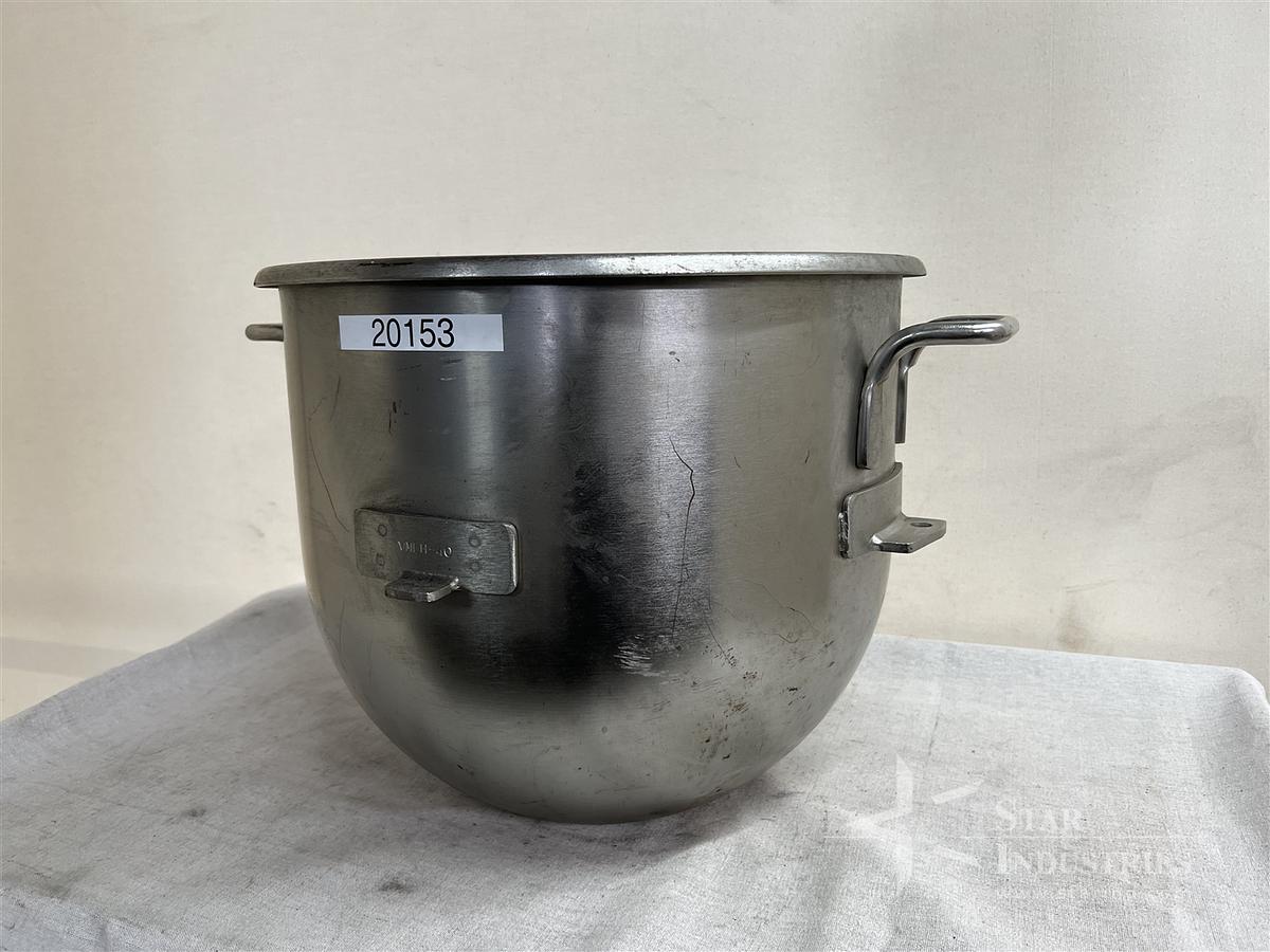 Used Hobart Equivalent Stainless Steel Mixing Bowl 40 Quarts