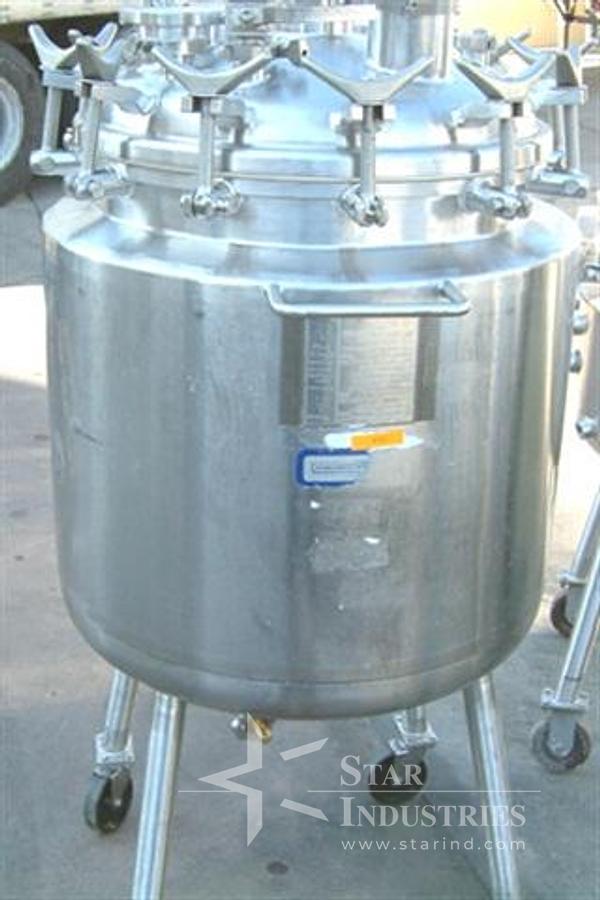 Used 150 liter Precision s.s. jacketed Tank