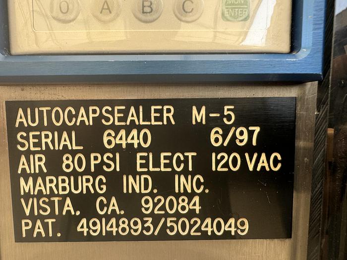 Used Marburg Model M-5 Shrink Bander