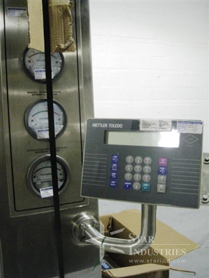 Used POWDER SYSTEMS LIMITED ISOLATOR, S/S