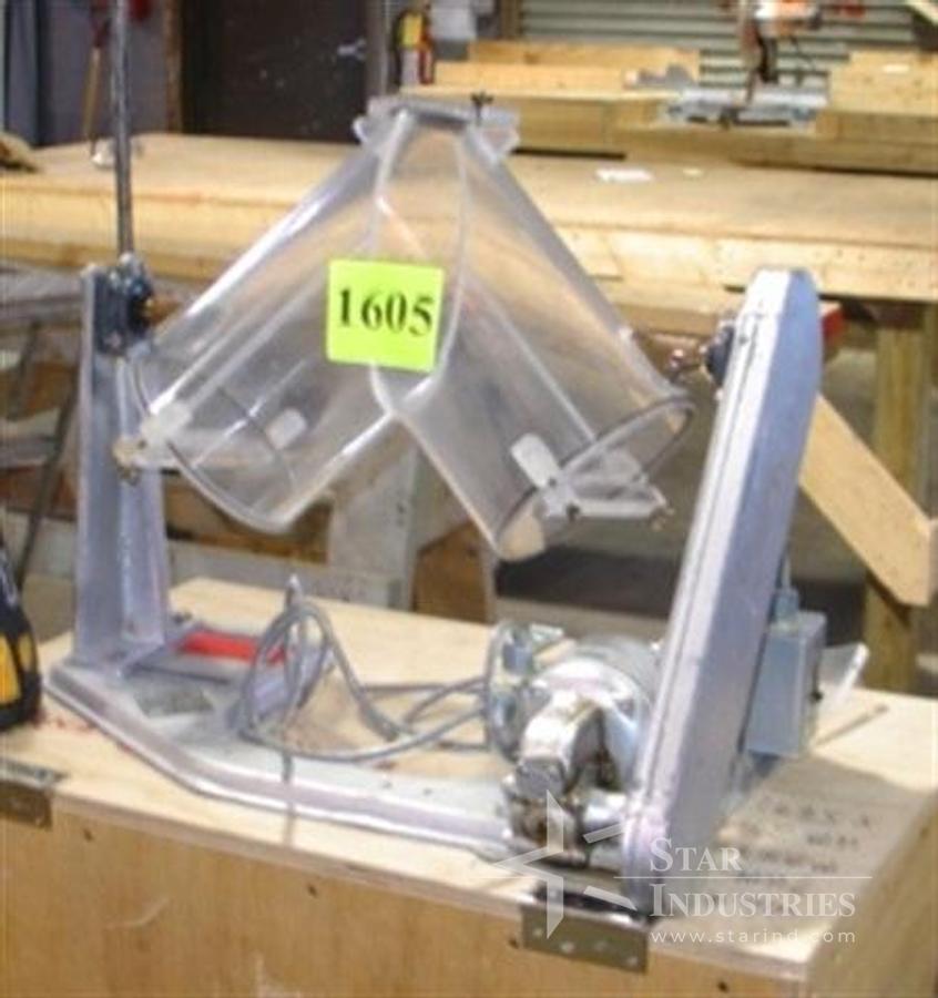 Used Patterson-Kelley 4 quart V-blender