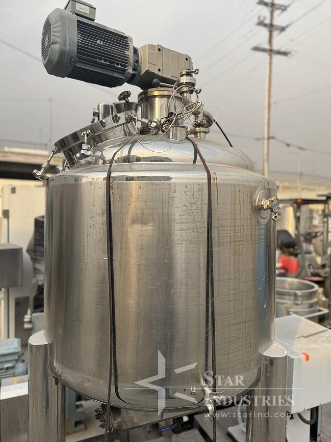 Used 500 liter Chasing S.S. Vacuum Emulsifier/Reactor