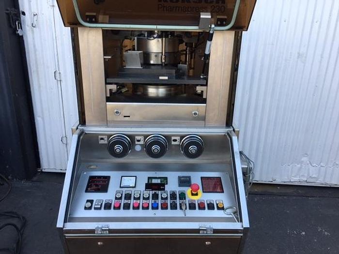 Used One used Korsch 14 station D-tooled PH230 Tablet Press