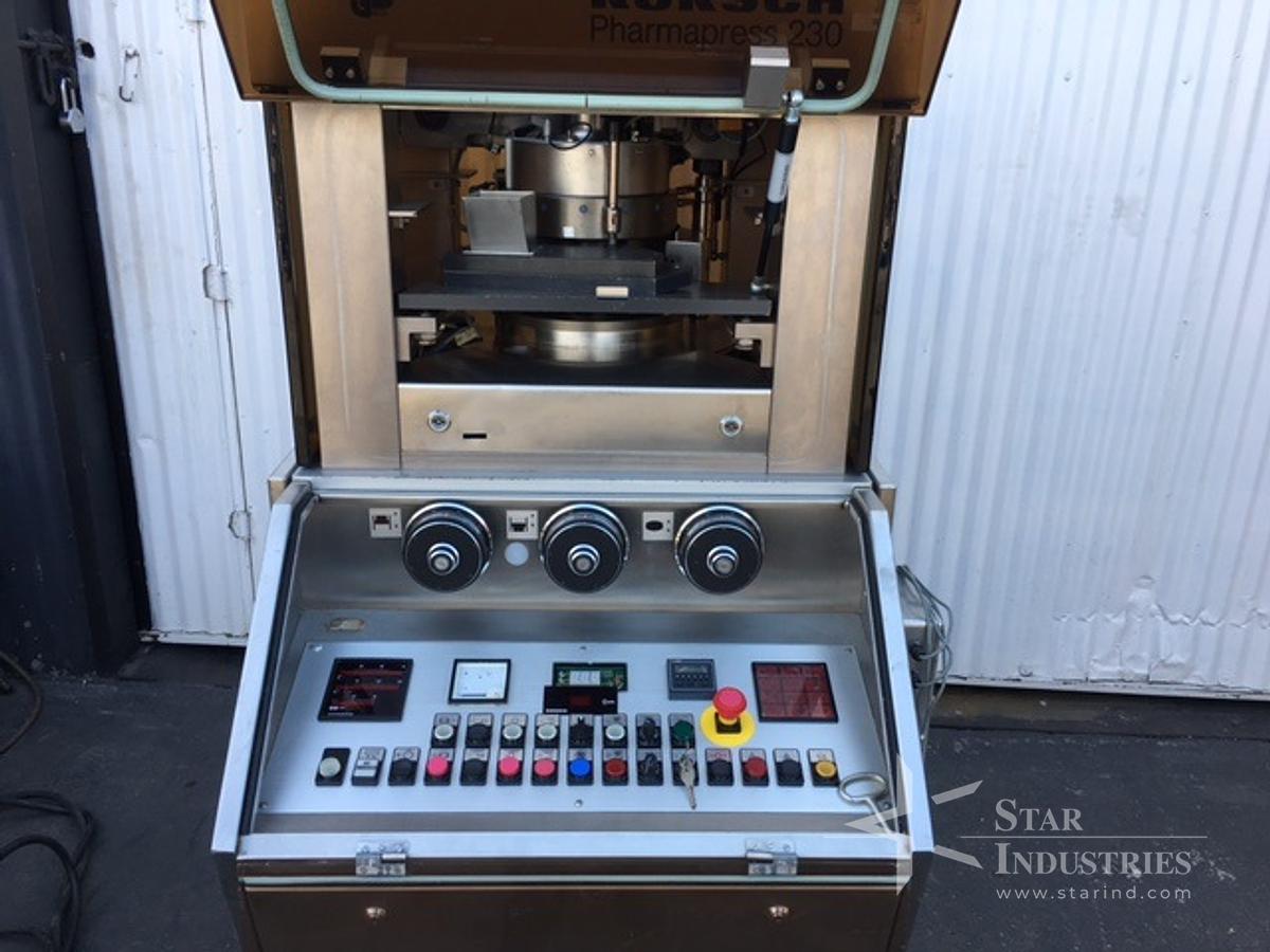 Used One used Korsch 14 station D-tooled PH230 Tablet Press