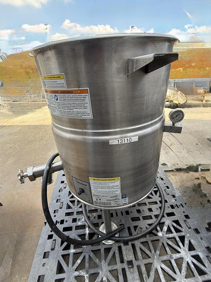 Used Cleveland Electric Steam Jacketed Kettle