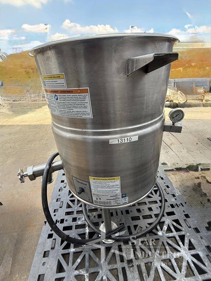Used Cleveland Electric Steam Jacketed Kettle