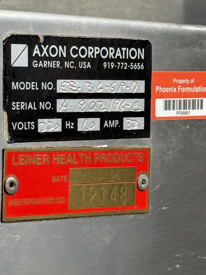Used AXON- EZ Seal Heat Shrink Tunnel