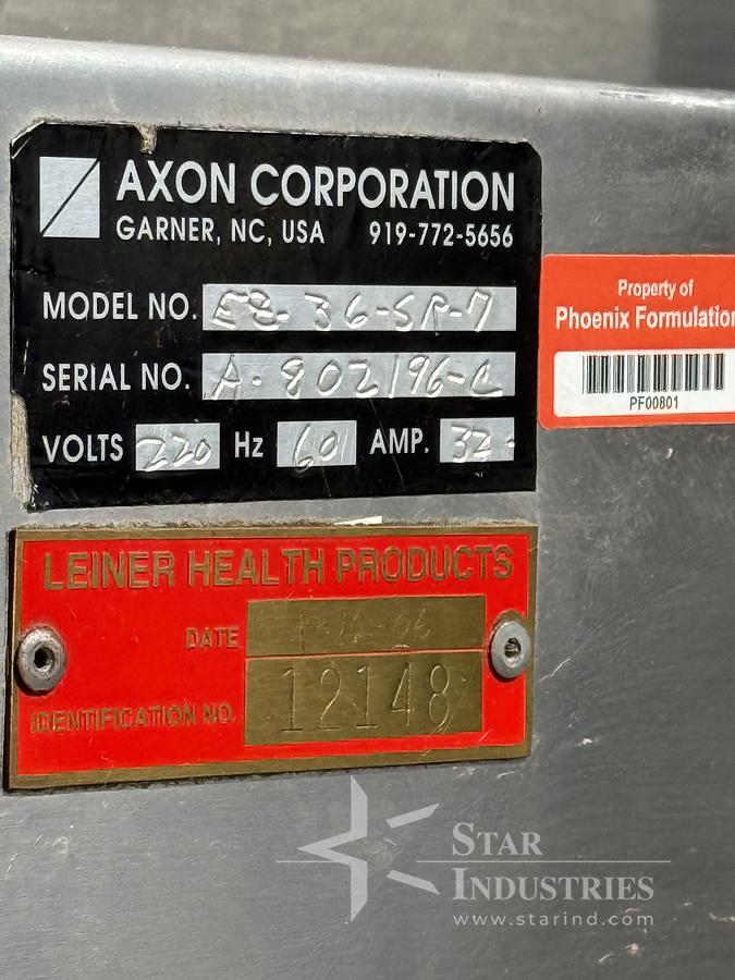 Used AXON- EZ Seal Heat Shrink Tunnel
