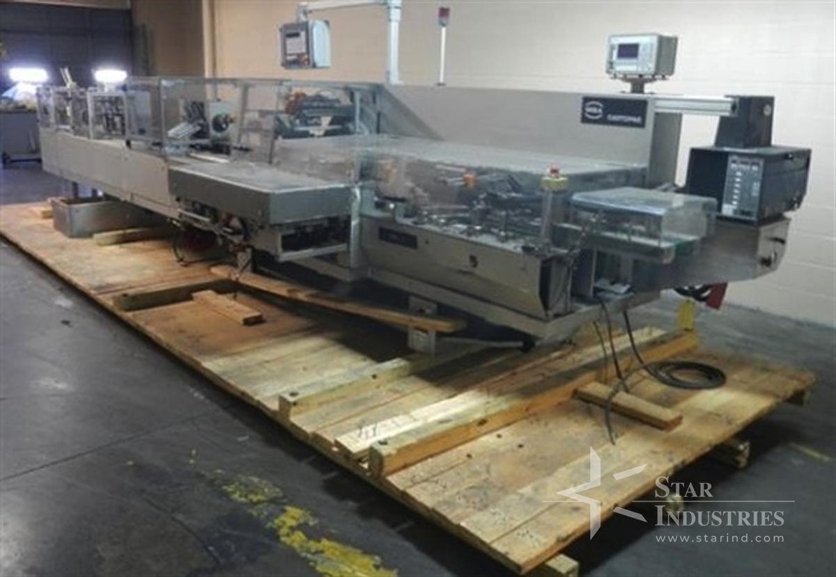 Used IWKA CPS Cartoner, rated to 300 cpm