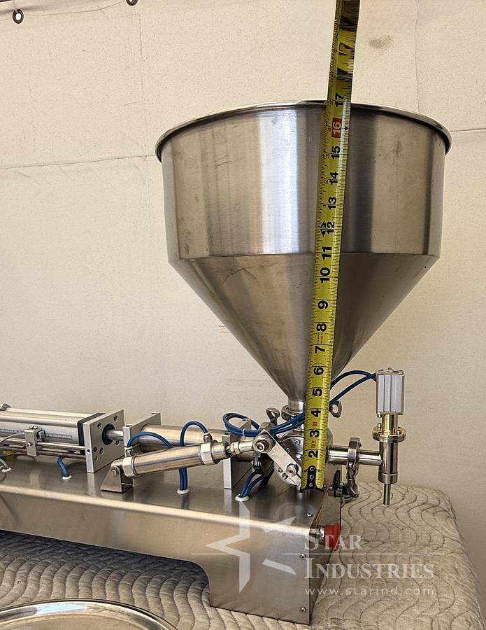 Used Pneumatic Horizontal Paste Filling Machine