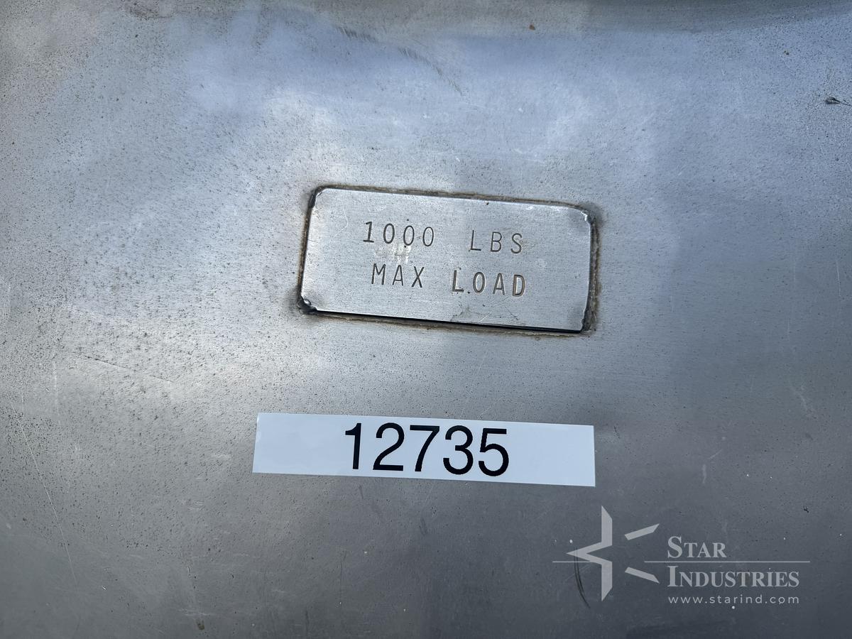 Used 72'' Stainless Steel Coating Pan