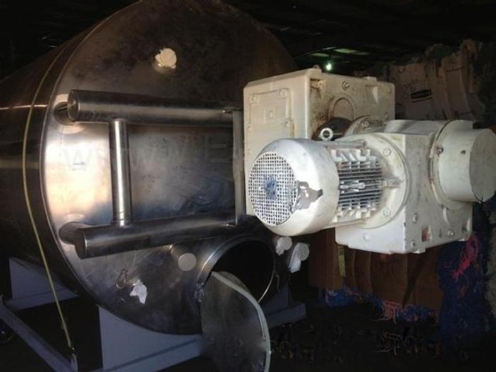 Used 2,000 gallon Walker jacketed Tank w/ dbl-motion