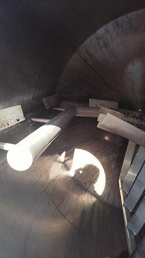 Used Tank, 1,000 Gallon, Stainless Steel, Agitated, Jacketed, DT/DB