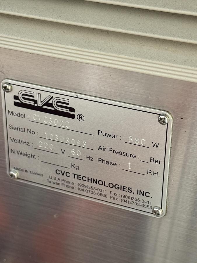 Used CVC LABELER CVC302C