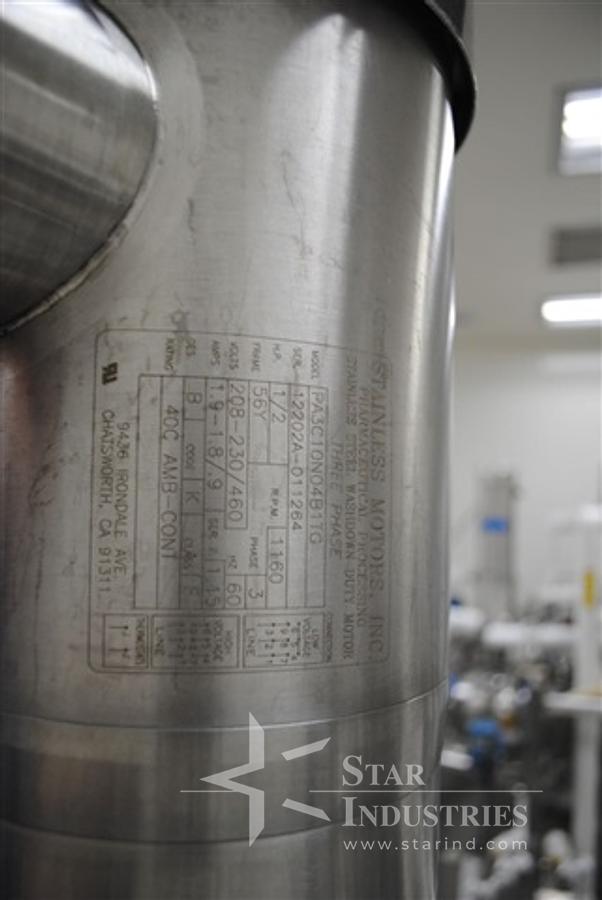 Used 500 Liter Precision Stainless Reactor