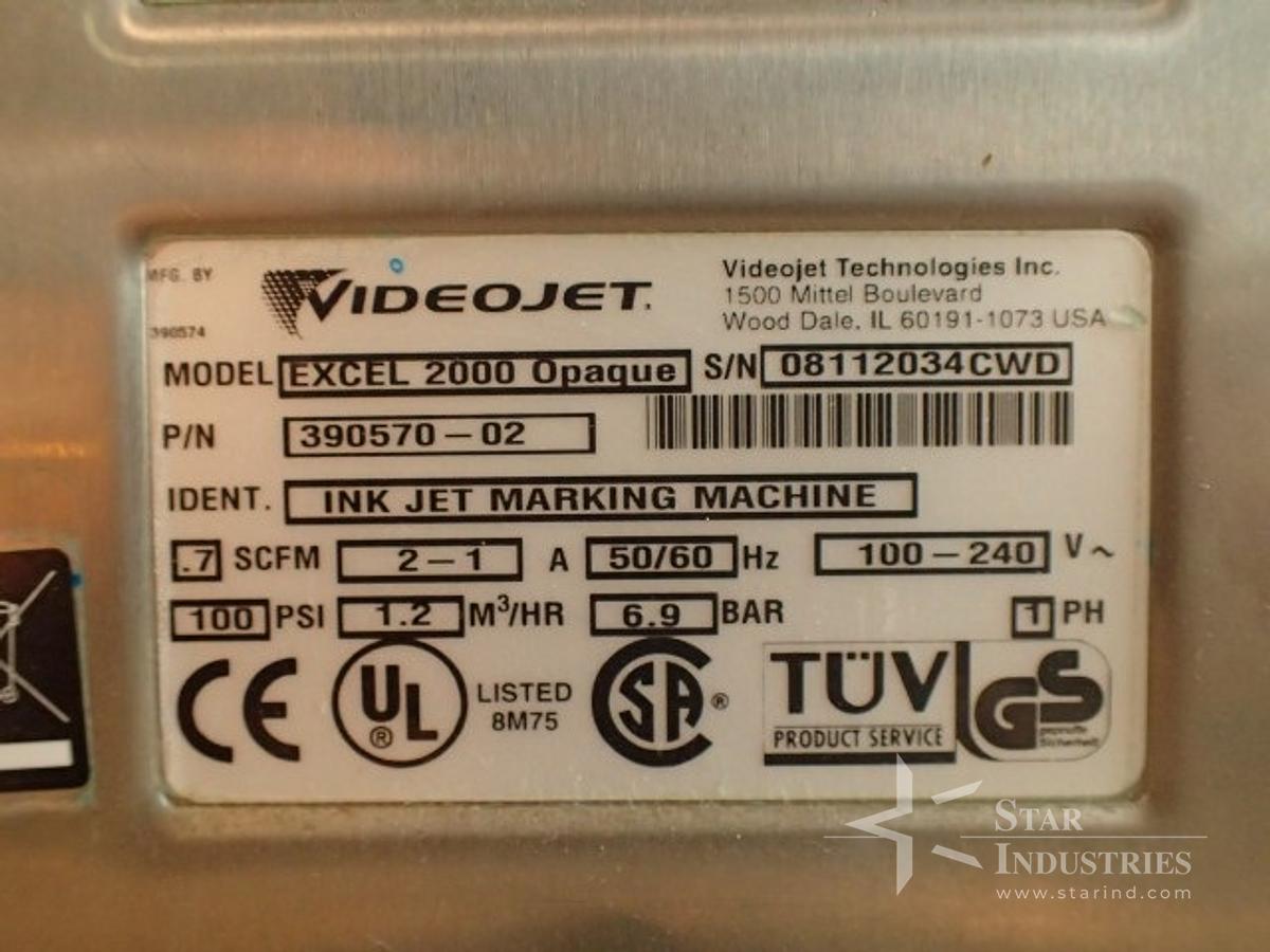 Used Video Jet Model 2000
