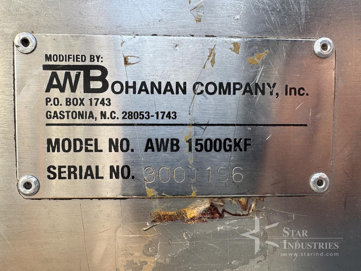 Used AWB 1500 6KF Encapsulator