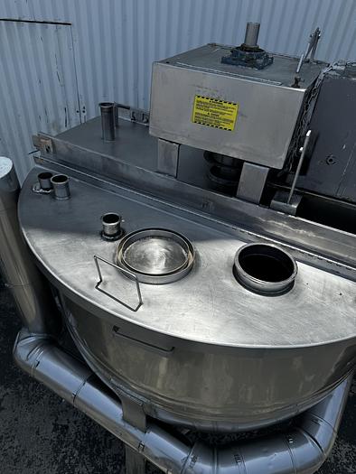 Used 300 gallon Lee Single-motion Swept Jacketed Kettle
