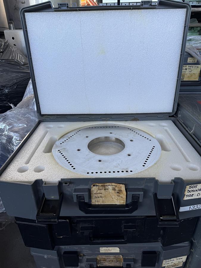 Used Bosch Dosing Discs 1505, Size 0, 21.8mm