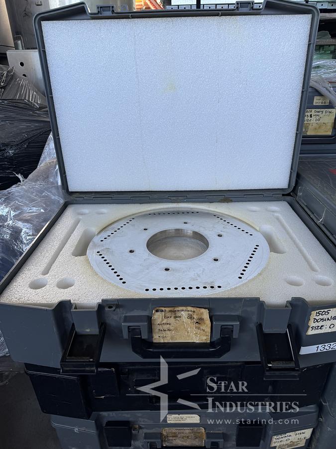 Used Bosch Dosing Discs 1505, Size 0, 21.8mm