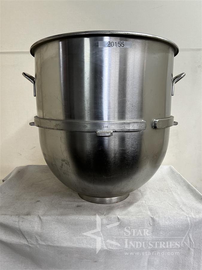 Used Hobart Equivalent Stainless Steel Mixing Bowl 140 Quarts