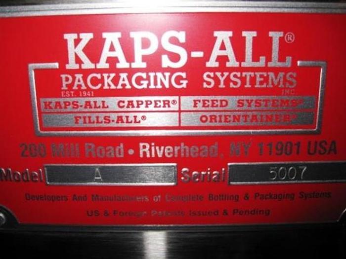 Used Model A Kaps All Capper, 3 Spindle
