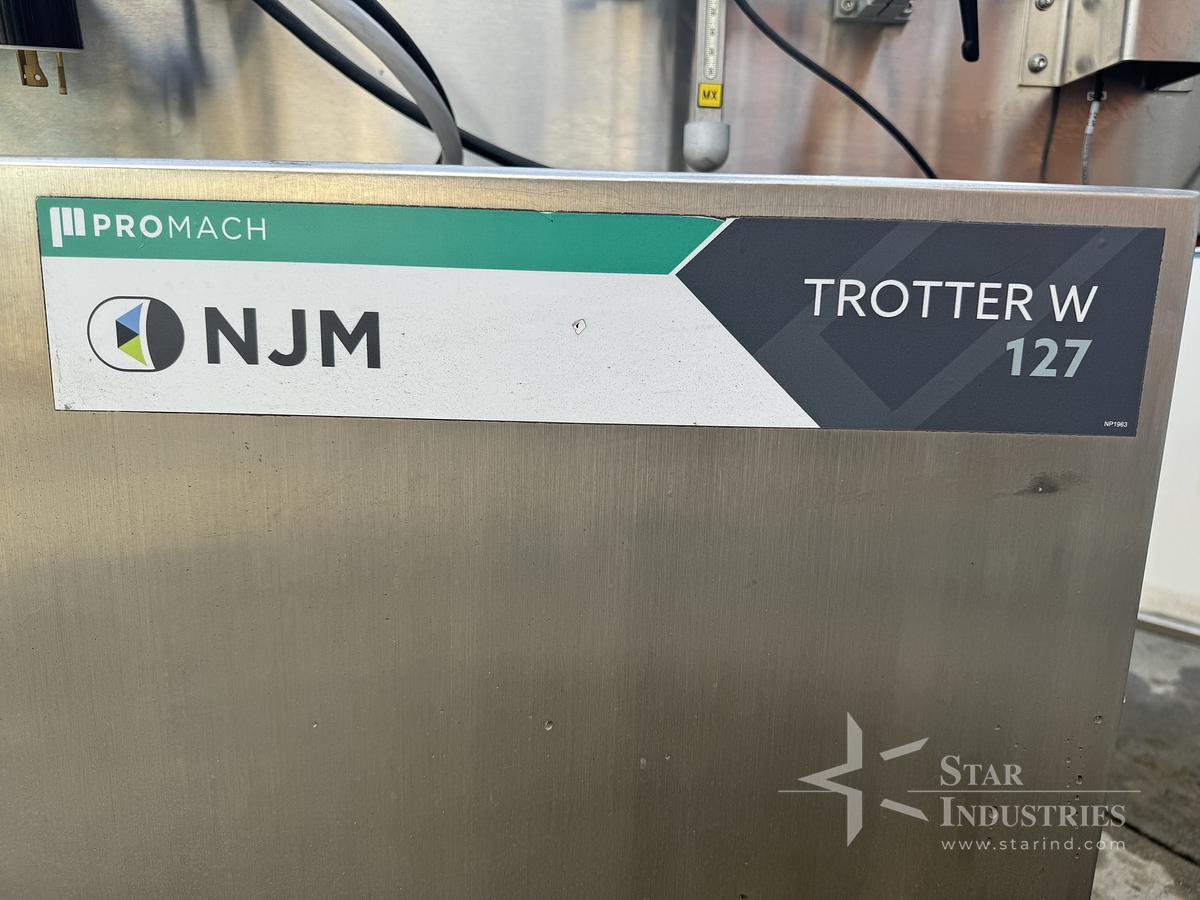 Used NJM Trotter W 127 Labeler w/ 3 Roll Splice