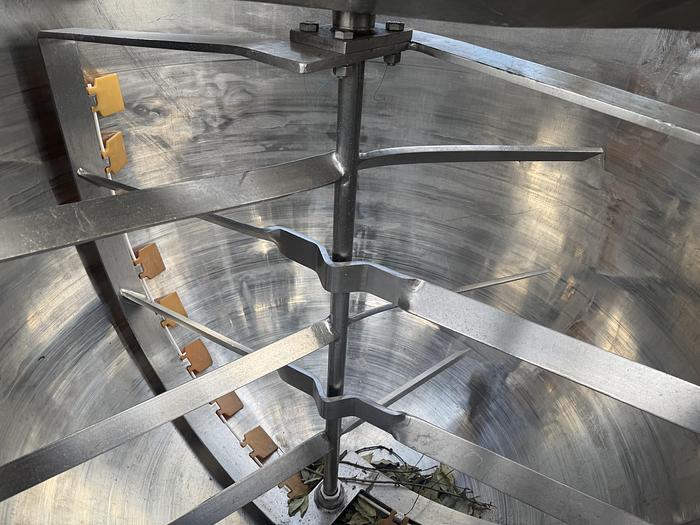 Used Kettle, 500-Gallon, Stainless Steel, Double Motion, Agitated, Lee